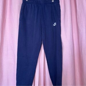 Nike Boys Navy Jogger Sweatpants